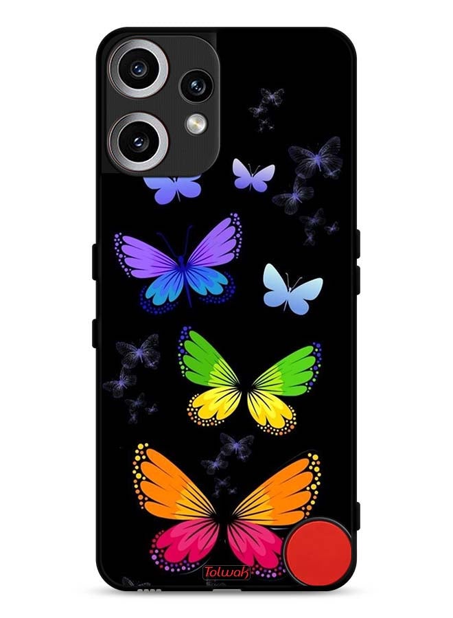 Tolwak Nothing CMF Phone 2 Pro Protective Case Cover Colorful Butterflies - Image 1