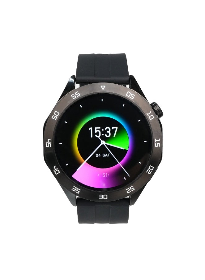 Trytoo Smart Fitness Watch with Heart Rate, Blood Oxygen & Sleep Tracking, IP68 Waterproof, Round Dial Smartwatch - Image 1