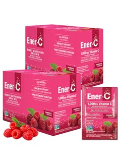 Ener-C Raspberry Multivitamin Drink Mix Powder Vitamin C 1000mg & Electrolytes with Real Fruit Juice Natural Energy & Immune Support for Women & Men - Non-GMO Vegan & Gluten Free - 60 Count - pzsku/Z5B8D67CD69D1FAA05EC3Z/45/_/1735907781/d259c5d2-06ce-47f7-bc63-0de451738a60