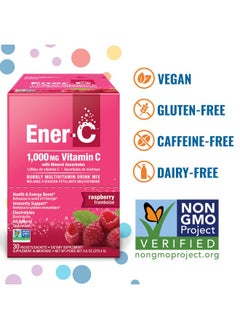 Ener-C Raspberry Multivitamin Drink Mix Powder Vitamin C 1000mg & Electrolytes with Real Fruit Juice Natural Energy & Immune Support for Women & Men - Non-GMO Vegan & Gluten Free - 60 Count - pzsku/Z5B8D67CD69D1FAA05EC3Z/45/_/1735908047/0f3f8989-4acc-4b3d-877e-becc68ea61b5