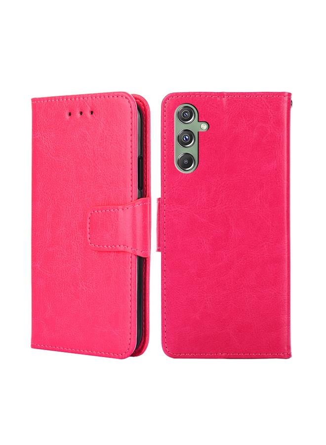 اس-توب جراب لهاتف Samsung Galaxy M34 5G / F34 5G جراب هاتف جلدي بملمس كريستالي - Image 1