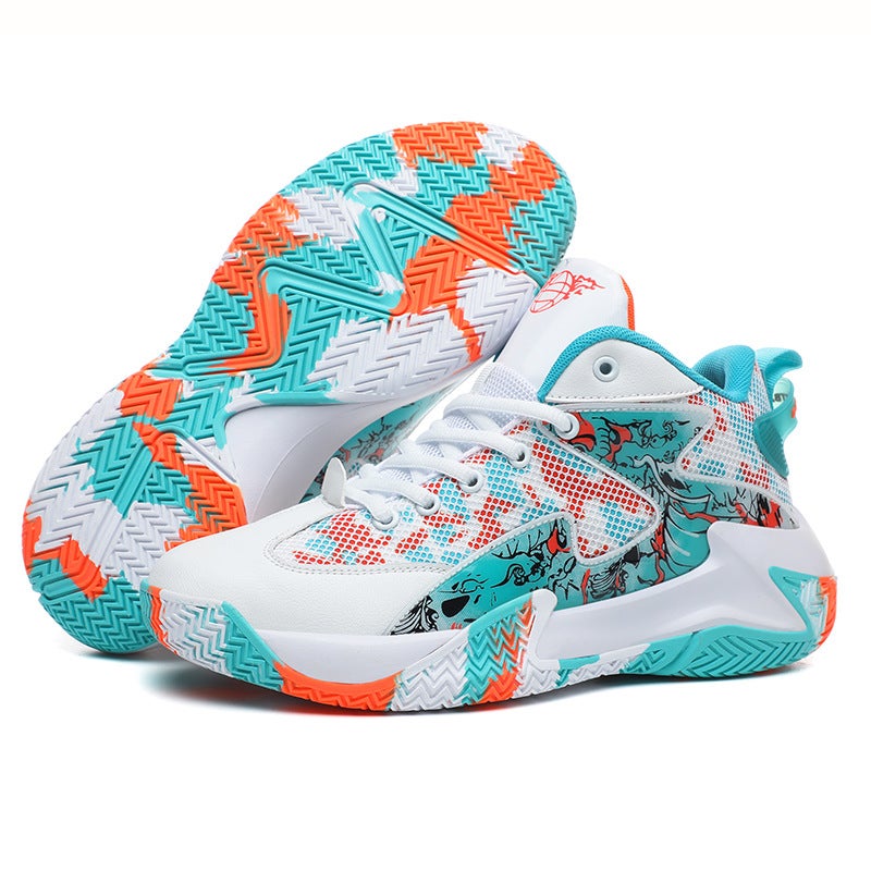 Basketball Shoes Men'S Youth Couple Sneaker Students Sports Competition Training Shoes Boys Fashion Trendy Shoes - Image 3