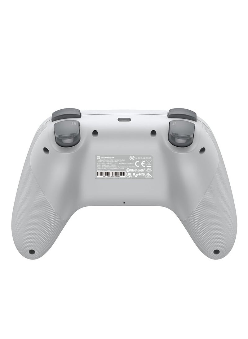 GameSir Nova Lite 2.4g Wireless Controller for Windows PC, iPhone, Android, Switch  Steam Deck, Bluetooth Controller Gamepad with Hall Effect Trigger,Turbo,Rumble Vibration (grey)