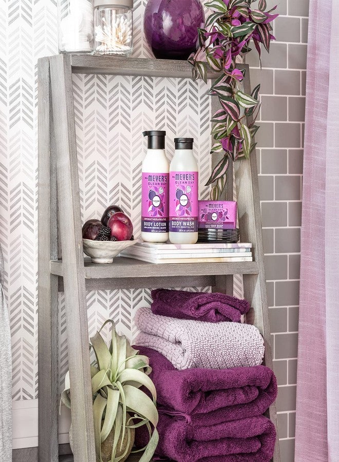 MRS. MEYER'S CLEAN DAY Body Lotion for Dry Skin, Non-Greasy Moisturizer Made with Essential Oils, Plum Berry, 16 fl. oz - Pack of 3 - Image 5