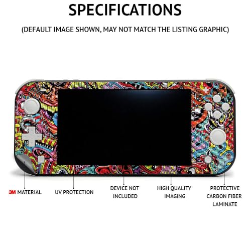 MIGHTY SKINS MightySkins Carbon Fiber Skin for Nintendo New 3DS XL (2015) - Cat Chaos | Protective, Durable Textured Carbon Fiber Finish | Easy to Apply, Remove, and Change Styles | Made in The USA - Image 3