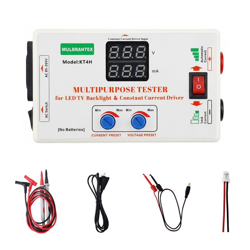 LED Backlight & Driver Board Tester with 0-330V Output and Test Accessories - Image 1