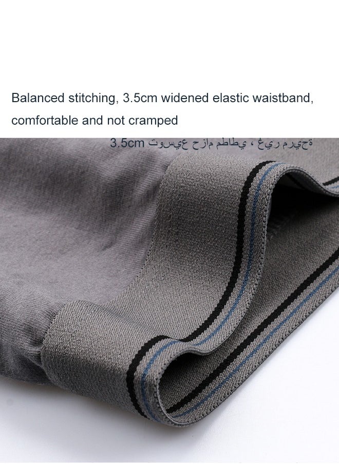 Generic - 3pcs Extra large Men's Underwear Plus Size Cotton Underwear Men's Flat Corner Pants Boxer Briefs (4xl,5xl,6xl) - Image 1
