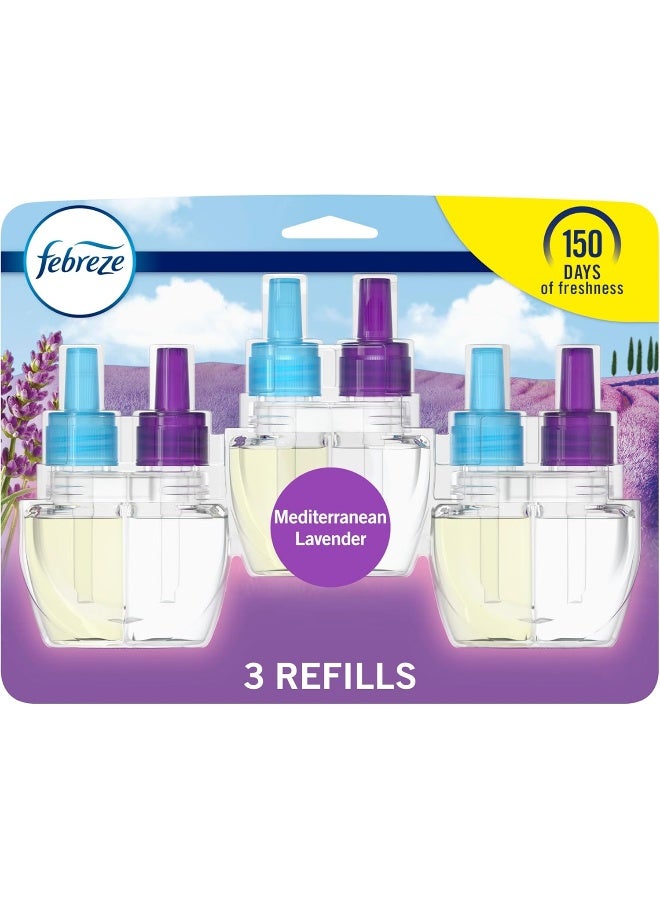 febreze Febreze Odor-Fighting Fade Defy PLUG Air Freshener Refill, Mediterranean Lavender - Image 1