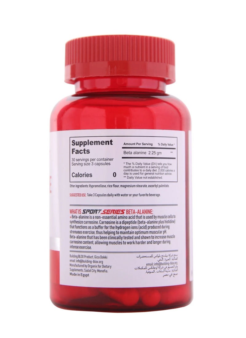 Building Blox - Sport Series Beta-Alanine 750 mg - 90 Capsules - Image 1
