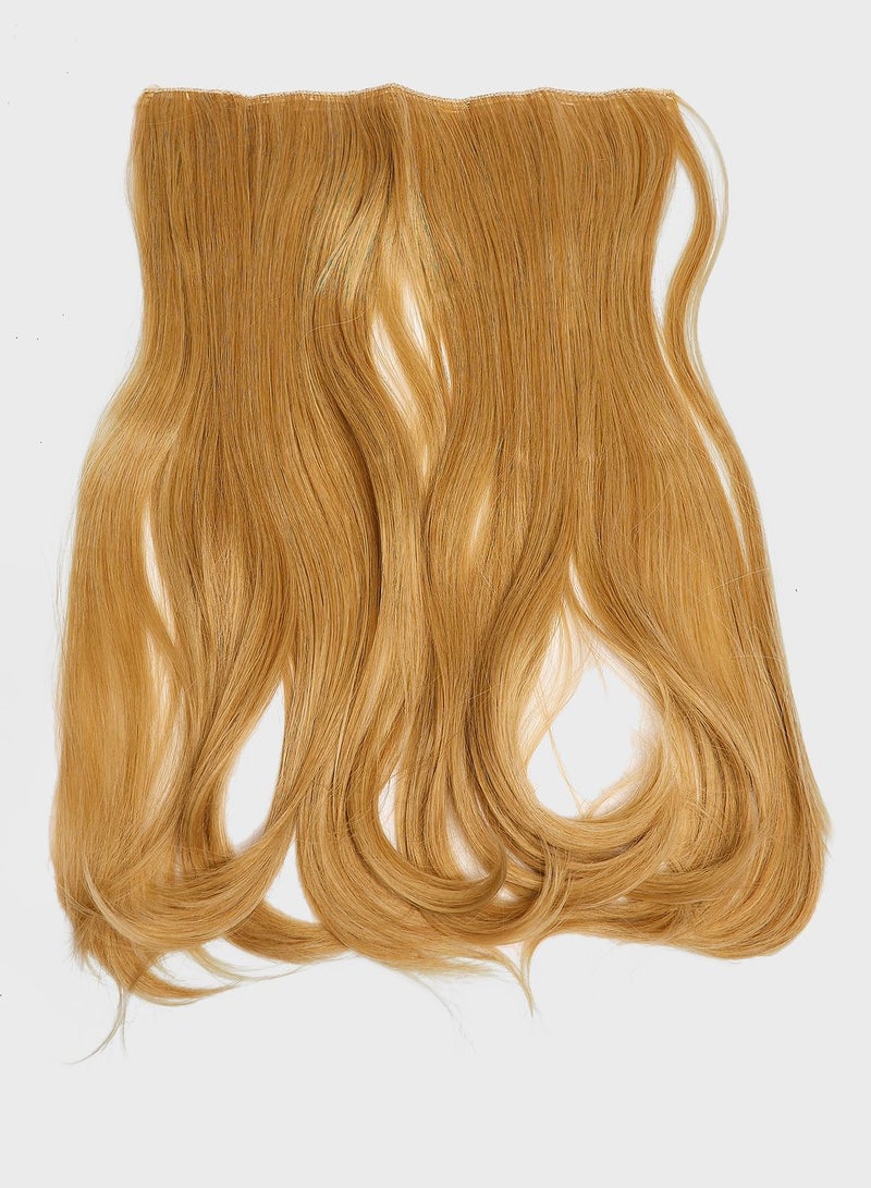 LullaBellz Thick 14" 1 Piece Blow Dry Wavy Clip In Hair Extensions -611/Kb88 Golden Blonde - Image 1