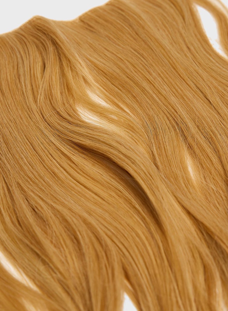 LullaBellz Thick 14" 1 Piece Blow Dry Wavy Clip In Hair Extensions -611/Kb88 Golden Blonde - Image 2