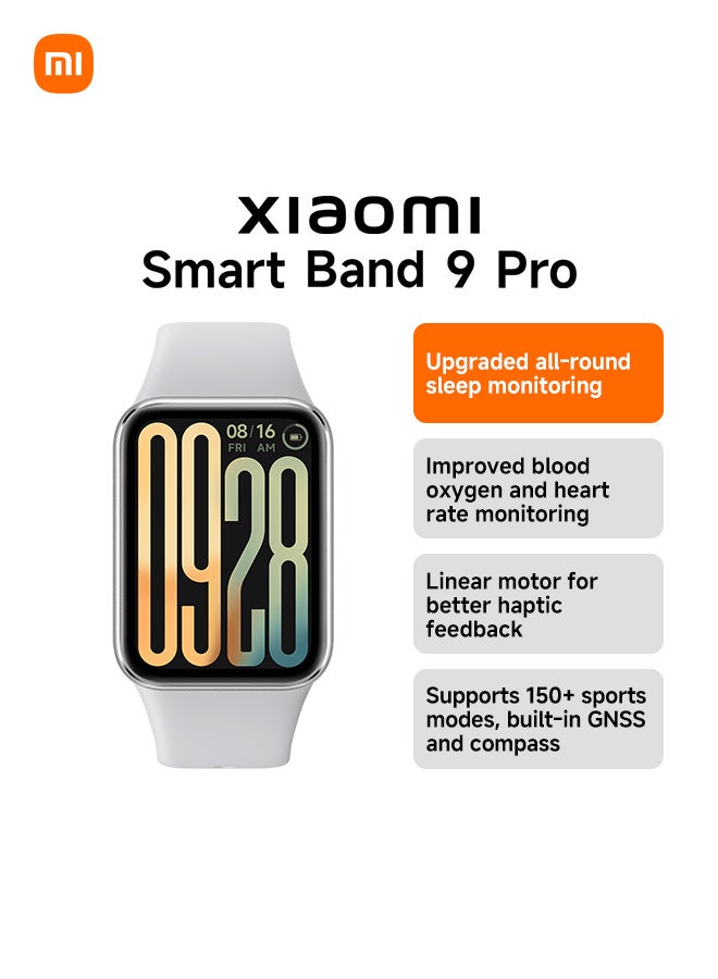 Xiaomi Smart Band 9 Pro Moonlight Silver - Image 1