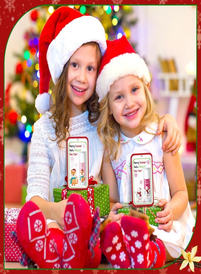 Sacubee 10 Pack Christmas Lip Balms Bulk Christmas Party Gifts Favors Stocking Stuffers Holiday Lip Balms Employee Staff Team Appreciation Gifts Thank You for Teacher Coworkers (Cute - Image 4