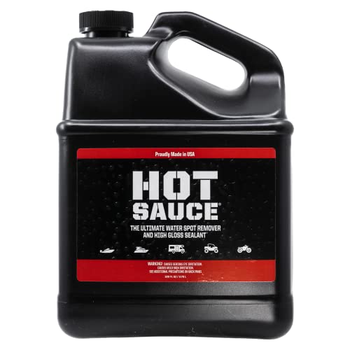 Boat Bling HS-0128 Hot Sauce Hard Water Spot Remover, Gallon Refill, for Boats, RVs, Powersport Vehicles and More, Black,1 Gallon - Image 1