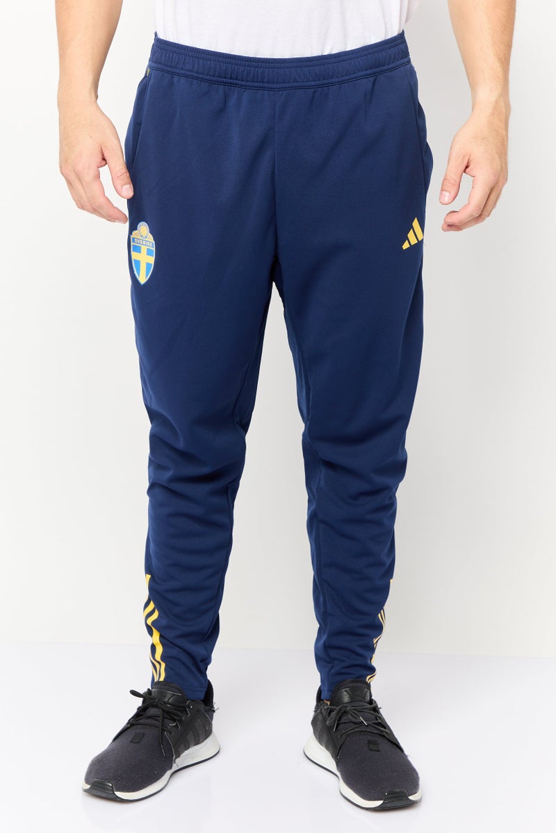 Adidas Men Slim Fit Outdoor Sweatpants, Navy  - Image 1