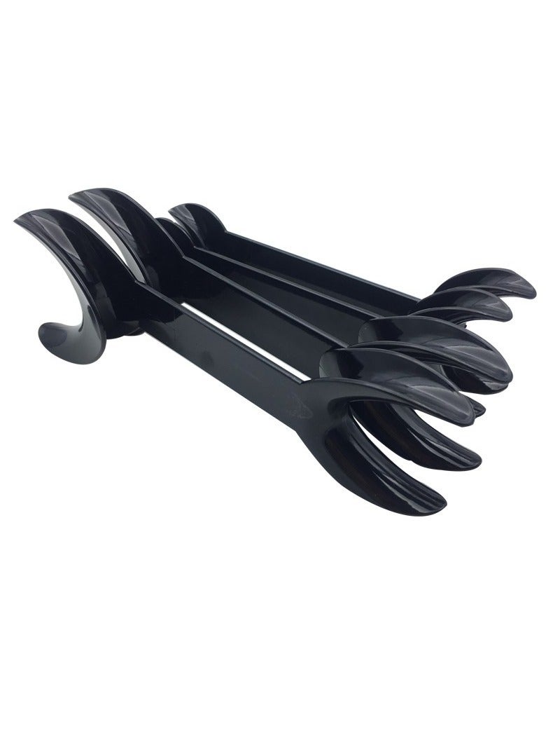 AROAQ Dental Cheek Retractor, Durable Dental Orthodontic Mouth Opener, Easy To Use T Shape Intraoral Cheek Lip Retractor Opener, Double Head Mouth Opener Dental Instrument, (2pcs Small And 2pcs Large) - Image 3