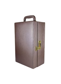 CARUZILA CARUZILA Bar Accessories Mega Bar Set Portable Leatherette Briefcase Bar Set Bar Set Bar Set for Picnic Bar Set for Travel Bar Set for Car Whiskey Glasses  - Image 3