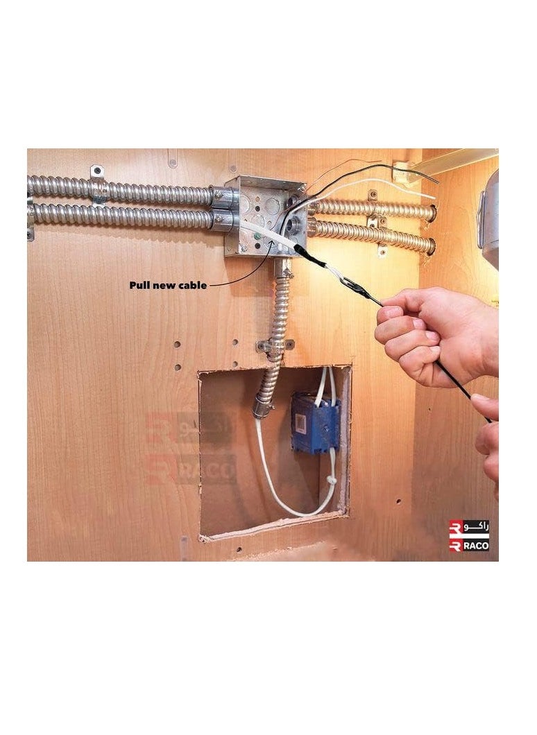 RACO - Cable Pulling Spring Metal Type Electrical Wire Puller Heavy Duty - Image 1