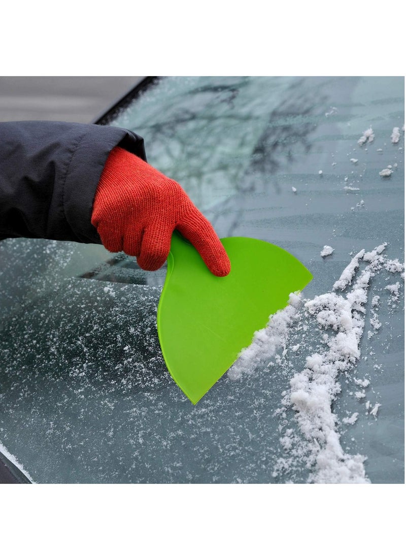 Loquat Green Flexible Reusable Plastic Putty Knife Set for Decals, Wallpaper, Baking, Auto  Wall Repair, Painting - Image 5