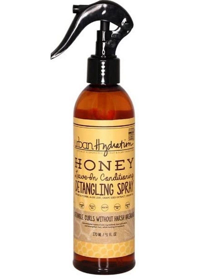 Urban Hydration Honey Health And Repair Hair Detangler ; Sulfate Paraben And Dye Free Detangles Prevents Breakage Tames Frizz And Repairs Damage For Smooth And Shiny Hair 9.1 Fl Ounces - Image 1