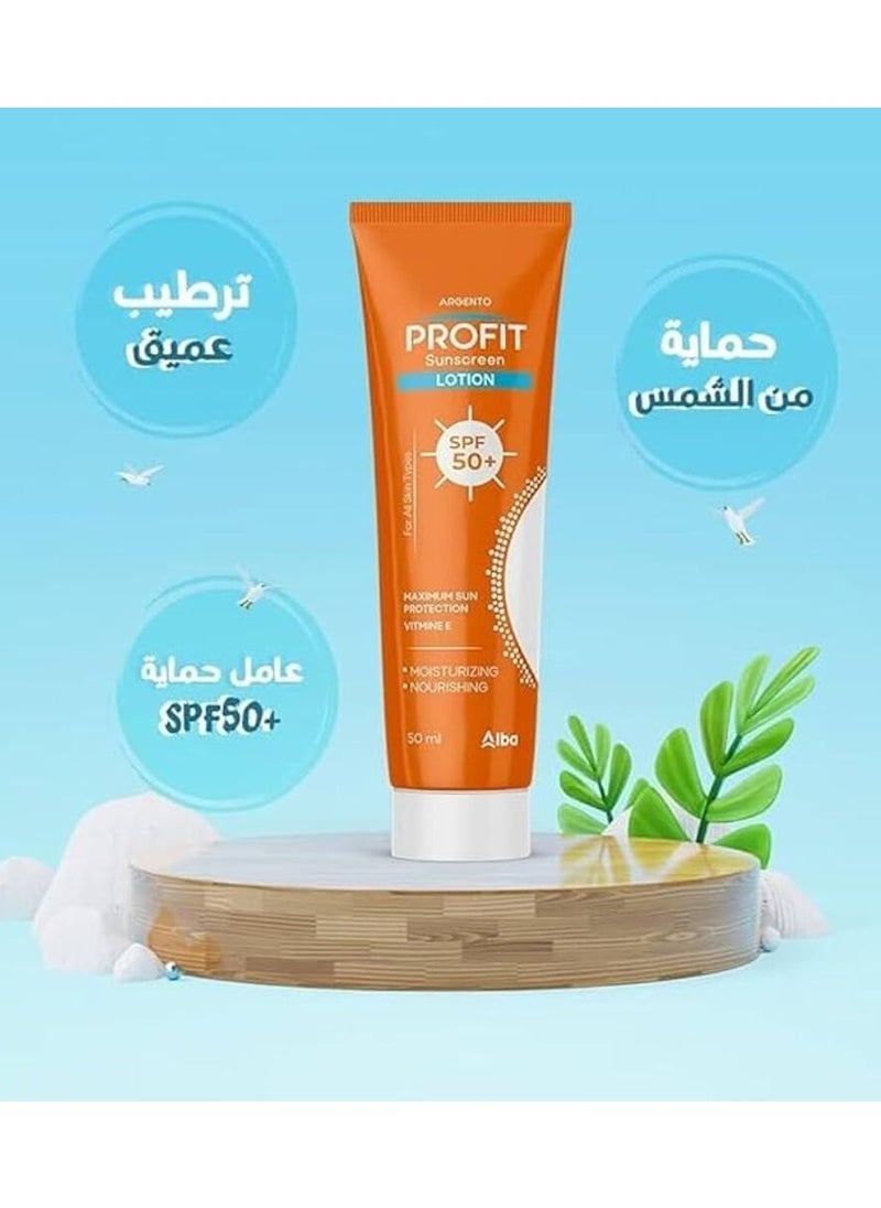 ARGENTO - Argento Profit Sunscreen Lotion Spf+50 100Ml - Image 1