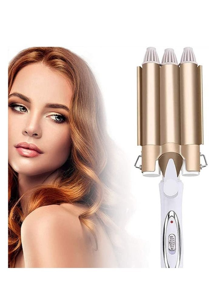 Professional Hair Tools Curling Iron Ceramic Triple Barrel Hair Styler Hair Waver Styling Tools Hair Curlers Electric Curling - Image 1