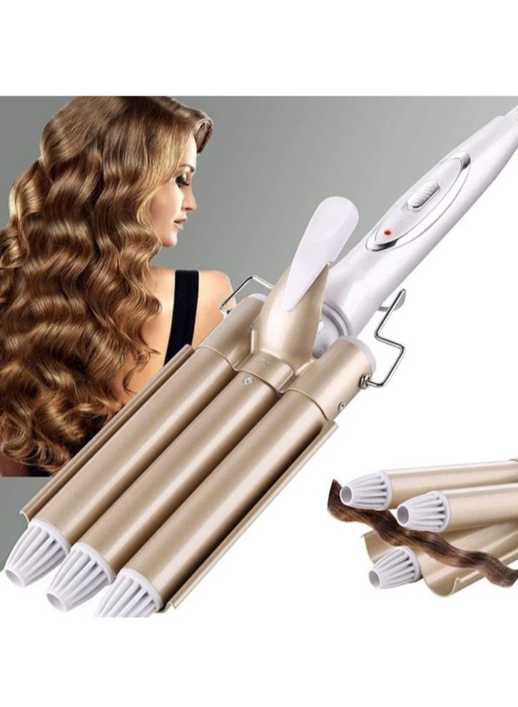 Professional Hair Tools Curling Iron Ceramic Triple Barrel Hair Styler Hair Waver Styling Tools Hair Curlers Electric Curling - Image 2