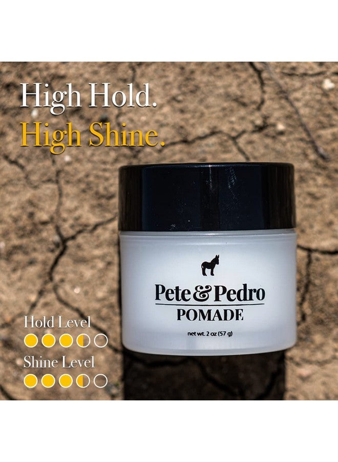 Pete & Pedro HAIR POMADE - Hair Styling Classic Pomade for Men | Medium Hold and High Shine With A Ton Of Control, Helps Slick Back Hair | As Seen on Shark Tank 2 oz. - Image 3