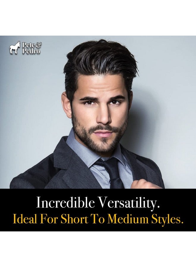 Pete & Pedro HAIR POMADE - Hair Styling Classic Pomade for Men | Medium Hold and High Shine With A Ton Of Control, Helps Slick Back Hair | As Seen on Shark Tank 2 oz. - Image 4