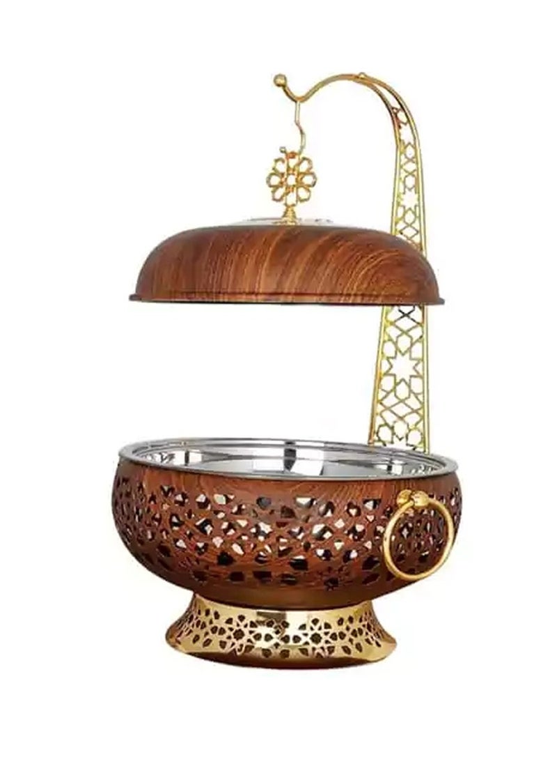 Generic - Food warmer with lid and candle holder, perfect design, 8 Liter - Image 1
