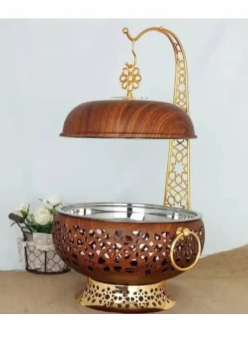 Generic - Food warmer with lid and candle holder, perfect design, 8 Liter - Image 1