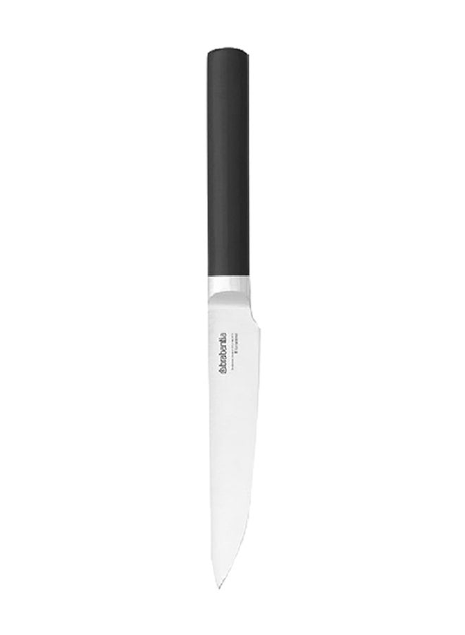 brabantia High Quality Ergonomic Design Steel Utility Knife Silver and Black 1.3 x 2.5 x 25 cm 250781 - Image 1