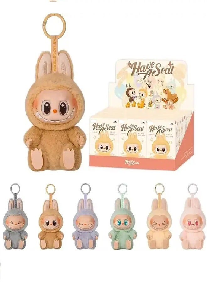 Monsters The Monsters Labubu V2 - Have a Seat Vinyl Plush Blind Box, The Monsters Blind Box Figures, Random Design Action Figures Collectible Toys Home Decorations, Holiday Birthday Gifts, Single Box  - Image 1