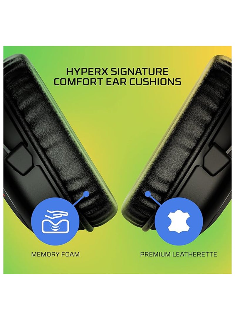 HyperX Cloud II Core Wireless Gaming Headphones, 53mm with Neodymium Magnets Dynamic Drivers, Electret Condenser Microphone, Bi-Directional, Noise-Cancelling Polar Pattern, Black | 6Y2G8AA - Image 4