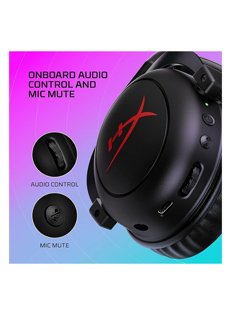 HyperX Cloud II Core Wireless Gaming Headphones, 53mm with Neodymium Magnets Dynamic Drivers, Electret Condenser Microphone, Bi-Directional, Noise-Cancelling Polar Pattern, Black | 6Y2G8AA - Image 5