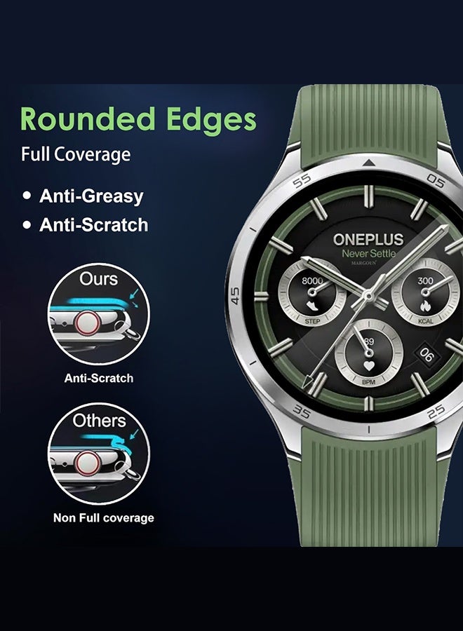 CATANES Screen Protector for OnePlus Watch 3 - Thin Acrylic Display Protection Film - Image 4