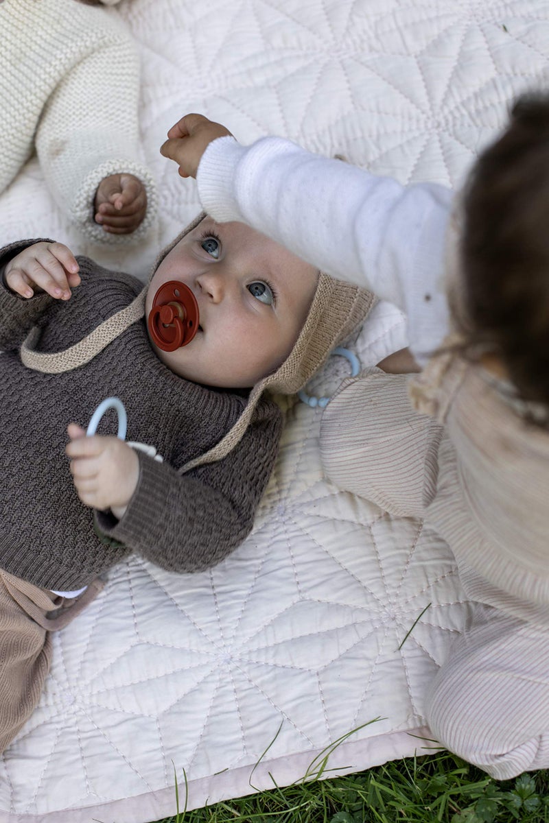 BIBS Pacifiers Colour Collection | Natural Rubber Baby Pacifier | Set of 2 BPA-Free Soothers | Made in Denmark | 18+ Months (Pack of 2) | Baby Blue/Iron - Image 5