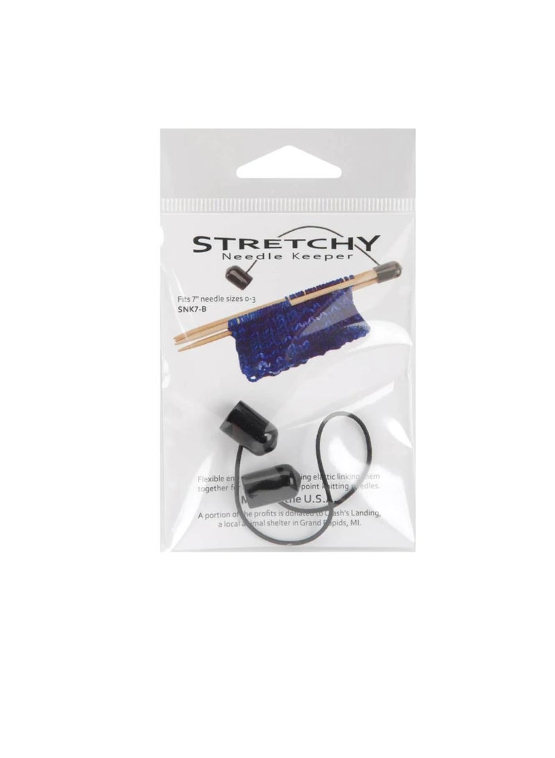 Knitting Solutions Stretchy Needle Keeper For 7 inch Double Poin Black - Image 3
