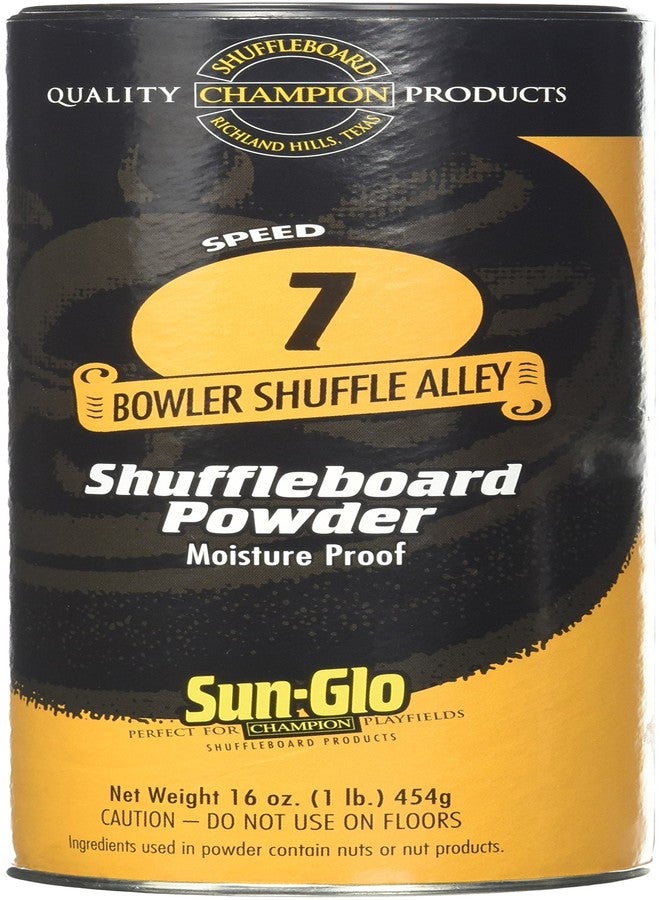 Sun-Glo Shuffleboard Powder Wax-16oz Container - Image 1