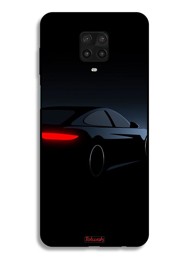 Tolwak غطاء حماية لهاتف Xiaomi Redmi Note 9 Pro سيارة داكنة  - Image 2