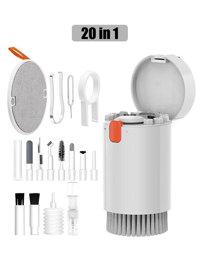20 in 1 Multi-functional Electronic Device Cleaning Kit, Cleans Dust Stains, Used for Computer Keyboards, Tablets, Laptops, Headphones, Cameras, Mobile Phones  - Image 1