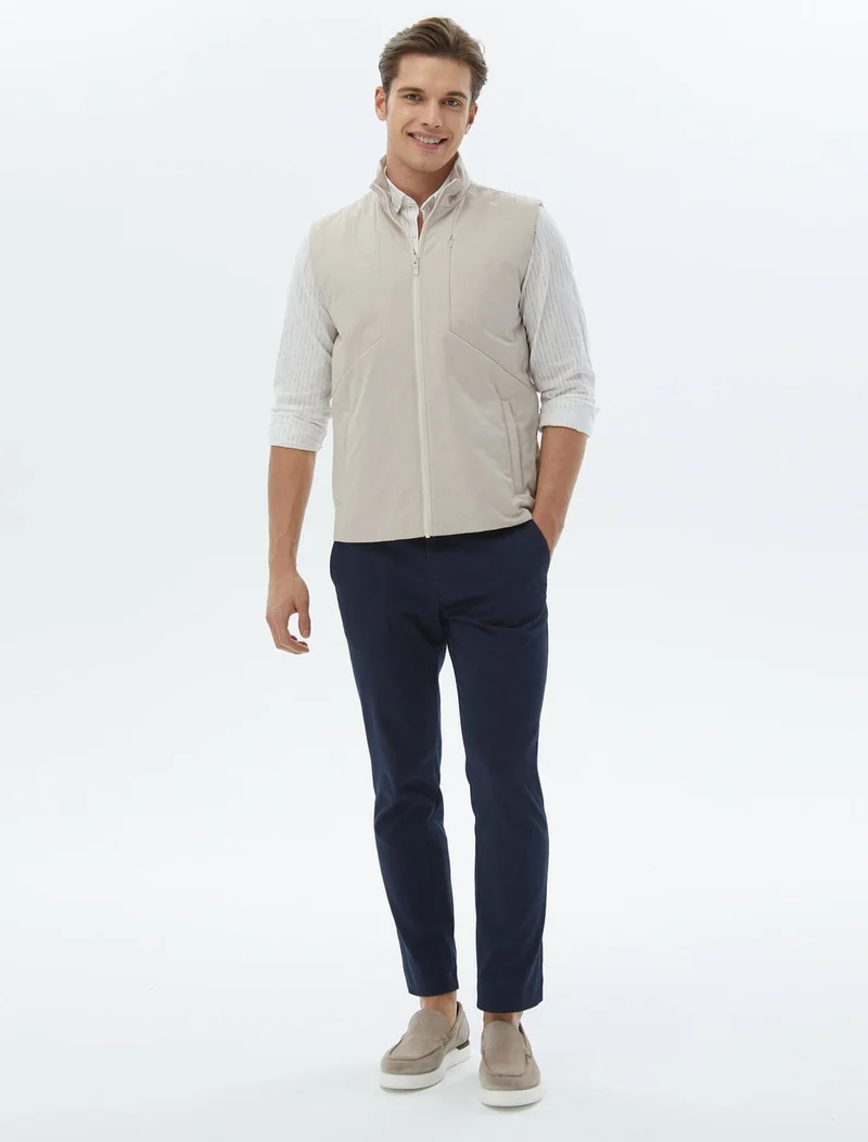 كيب Ecru Woven Sports Vest