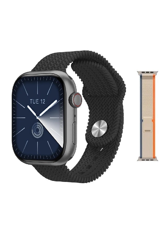 ويرفيت برو ساعة ذكية Wearfit Pro HK9 PRO Max Series 9 Wearfit Pro (2025) شاشة SUPER AMOLED مقاس 2.12 بوصة بدقة 485X520 ودردشة AI مفتوحة وGPT وGPS وNFC وبلوتوث V5 ومكالمات وشاحن لاسلكي