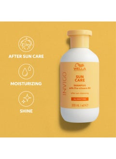 Wella Professionals Invigo Sun Care After Sun Cleansing Shampoo 300Ml  - Image 3