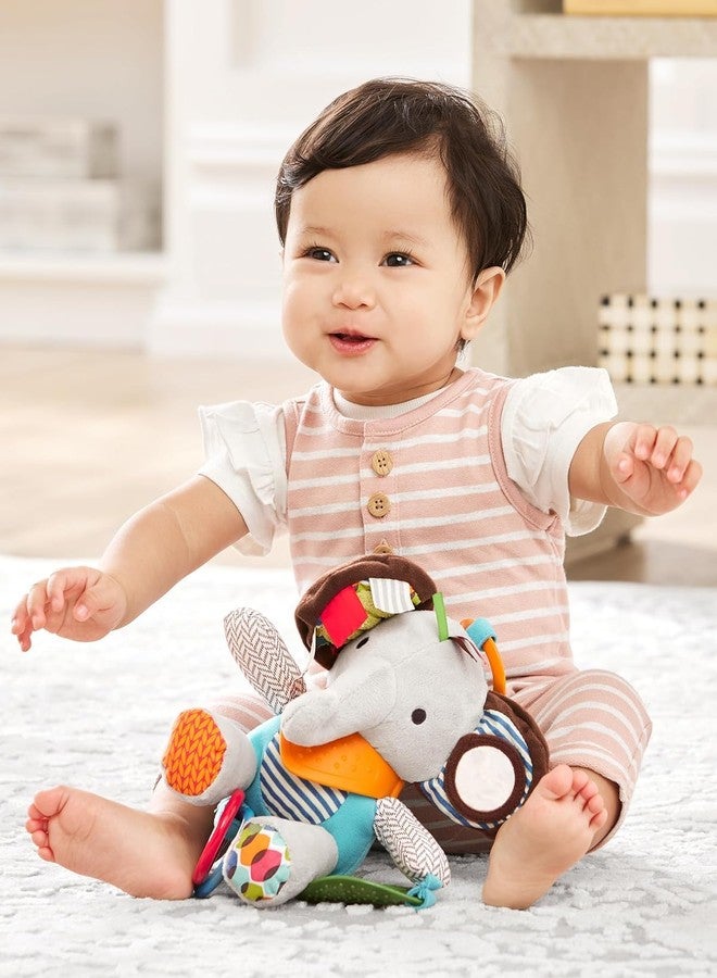 Slipps Soft Toy Baby Activity and Teething Toy with Multi-Sensory Rattle and Textures, Gift for Newborns and Infants (Elephant) - Image 4