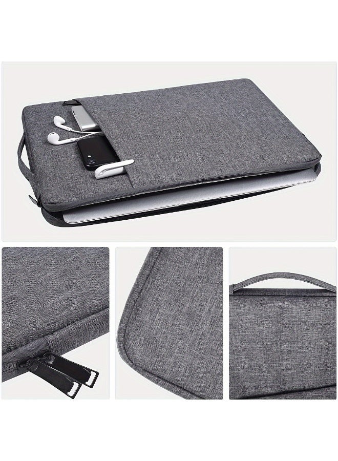 زيريفام كيس كمام الكمبيوتر المحمول 13 بوصة ، كيس كمام الكمبيوتر المحمول ، ماك بوك إير / برو 13 / برو 14 ، ماك بوك إير / برو (M4 / M3 / M2 / M1) 2021-2025 ، كيس مقاوم للماء مع جيب الملحقات - Image 2