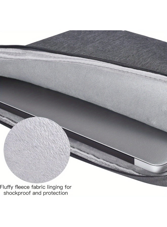 زيريفام كيس كمام الكمبيوتر المحمول 13 بوصة ، كيس كمام الكمبيوتر المحمول ، ماك بوك إير / برو 13 / برو 14 ، ماك بوك إير / برو (M4 / M3 / M2 / M1) 2021-2025 ، كيس مقاوم للماء مع جيب الملحقات - Image 4