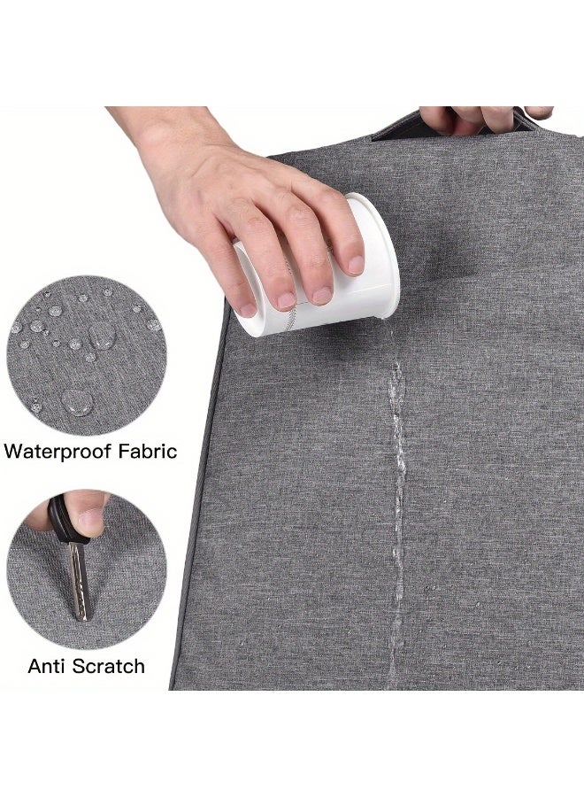 زيريفام كيس كمام الكمبيوتر المحمول 13 بوصة ، كيس كمام الكمبيوتر المحمول ، ماك بوك إير / برو 13 / برو 14 ، ماك بوك إير / برو (M4 / M3 / M2 / M1) 2021-2025 ، كيس مقاوم للماء مع جيب الملحقات - Image 3