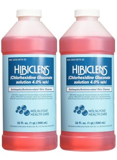 hibiclens Hibiclens Antimicrobial Skin Liquid Soap32 Fluid Ounce Pack of 2 