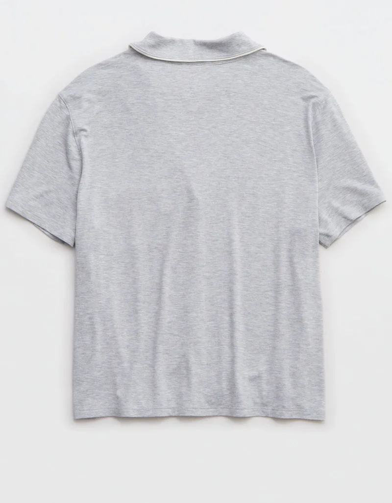 Aerie  Aerie Real Soft® Short Sleeve Pajama Shirt for Women | Best Price UAE
